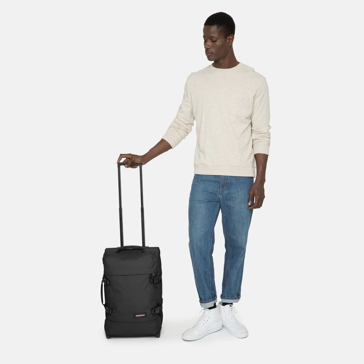 Eastpak Tranverz S Suitcase Luggage Bag Black 42 Liters