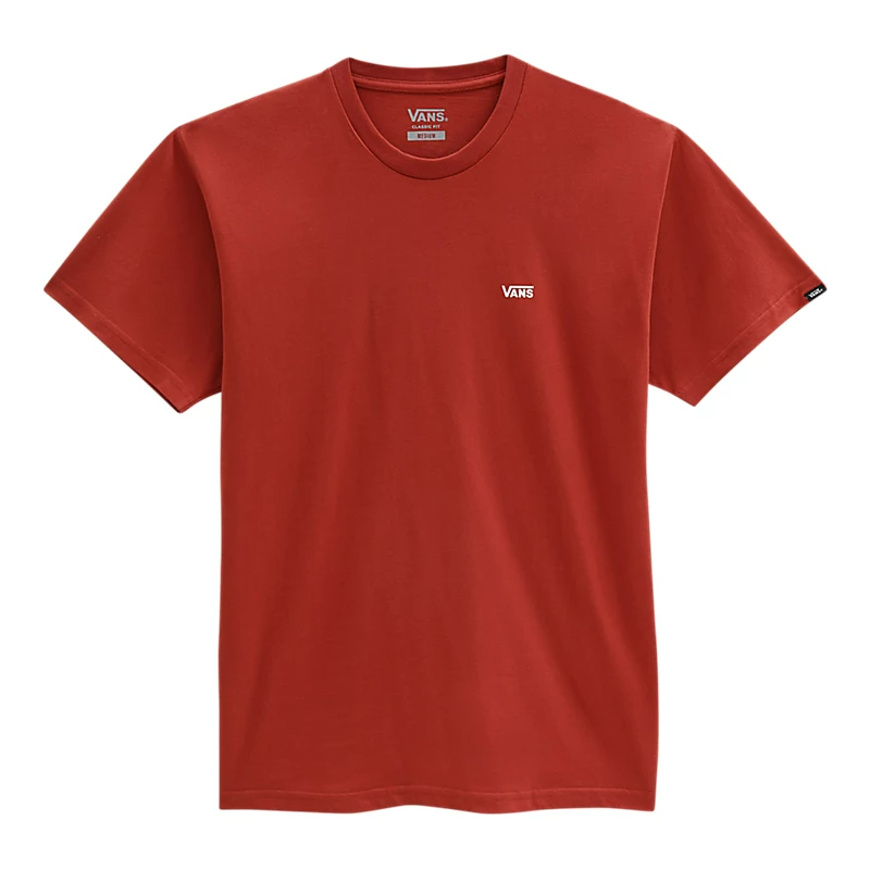 Vans t shirt white 2025 red
