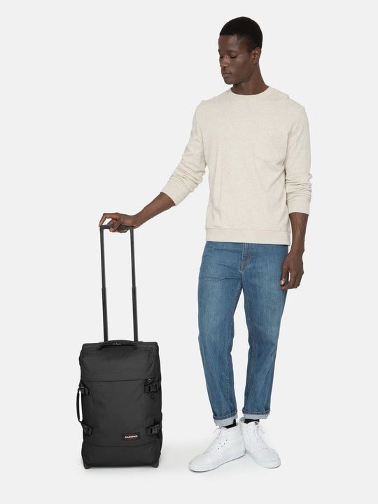 Eastpak Tranverz S Suitcase Luggage Bag - Black 42 Liters