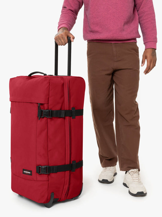 Eastpak Tranverz L Suitcase Luggage Bag - Beet Burgundy 121 Liters
