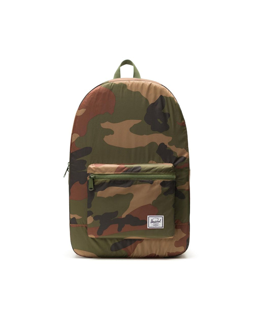 Herschel Packable Daypack Backpack - Camo Green