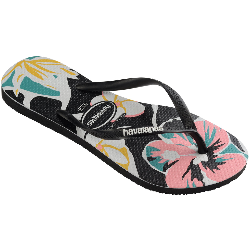  Havaianas Women's Flip Flop Sandals, Black, 8 UK