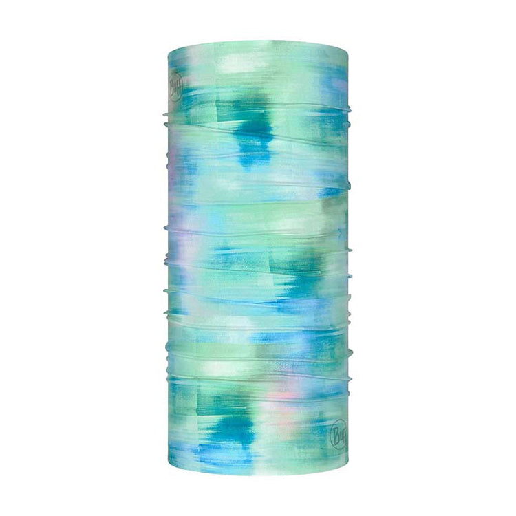 Buff CoolNet UV Balaclava Bandana Neck Tubular Scarf - Marbled Turquoise