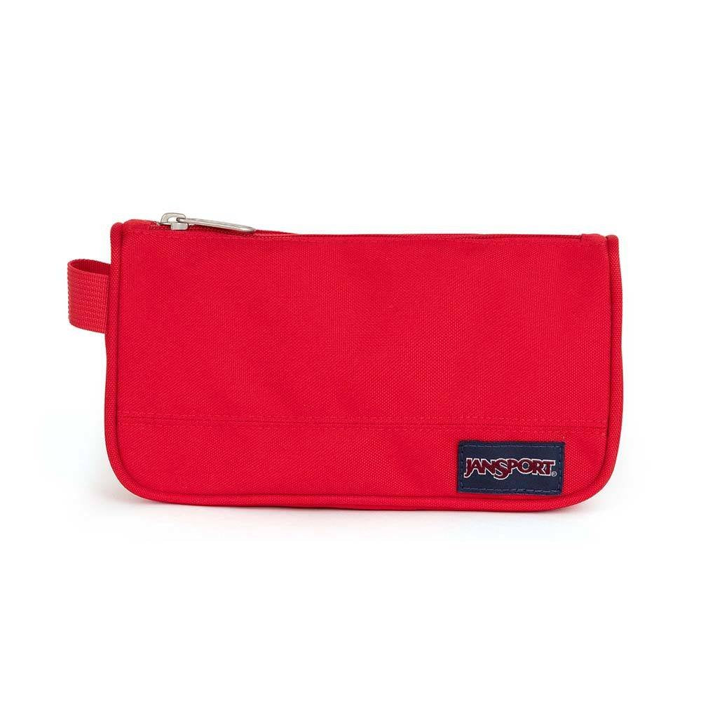 Jansport Medium Accessory Pencil Pouch - Red Tape
