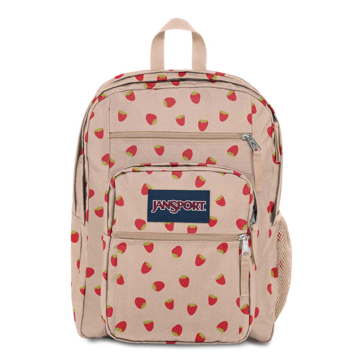 Jansport Big Student Backpack - Strawberry Shower – thebackpackstore.co.uk