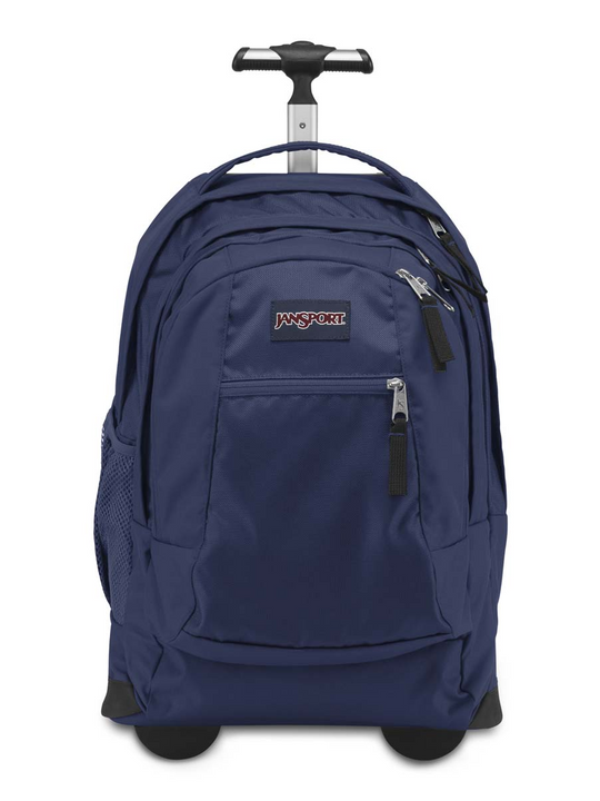 JanSport Driver 8 Rolling Backpack Wheeled Travel Bag 36 Liters - Navy