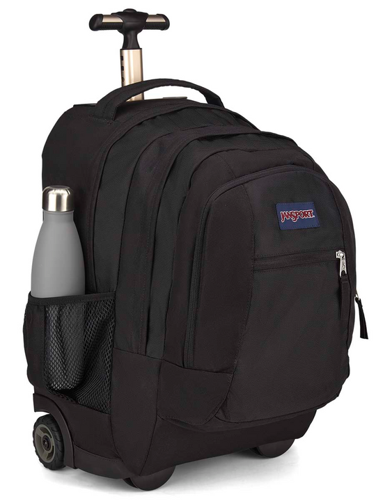 JanSport Driver 8 Rolling Backpack Wheeled Travel Bag 36 Liters - Black