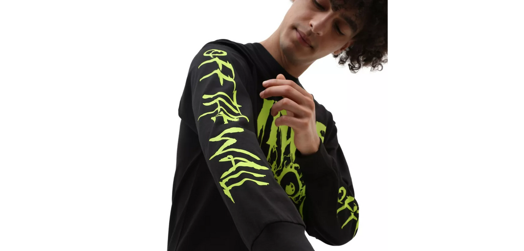 Vans flame long 2024 sleeve