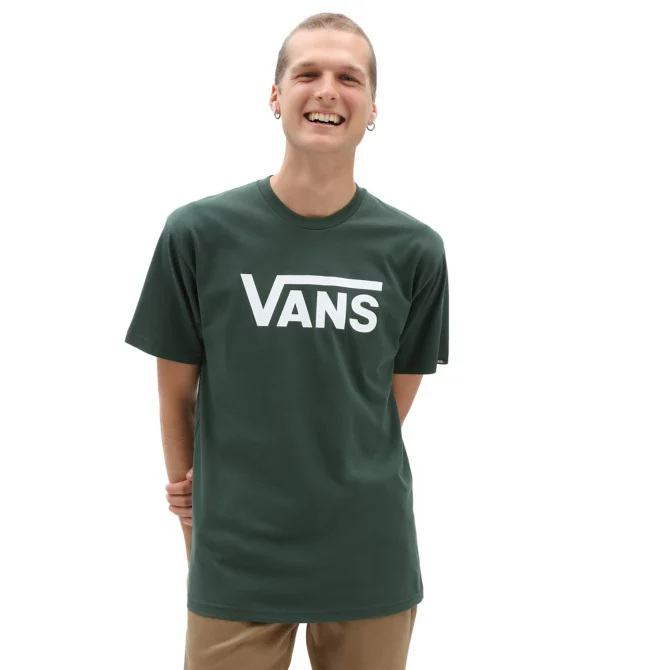 Vans classic logo 2025 t-shirt in green