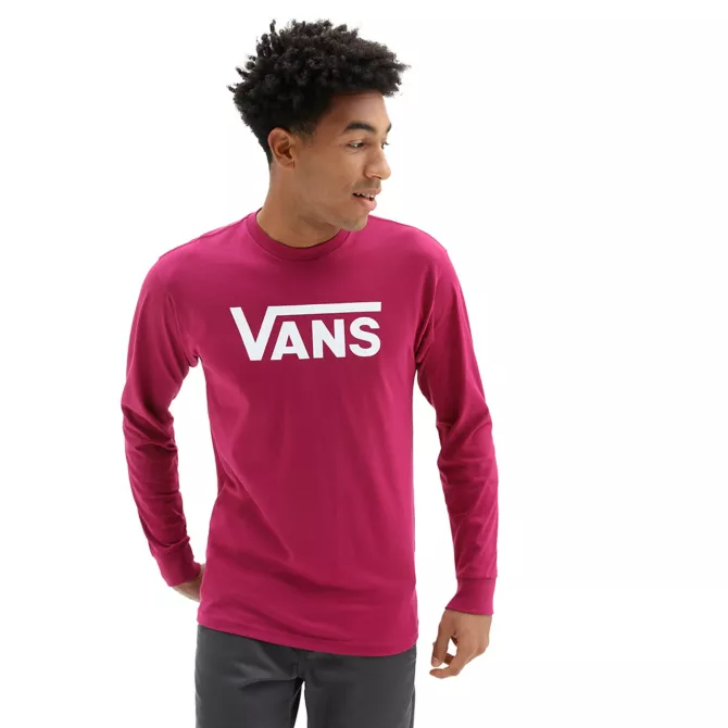 Vans Classic Long Sleeve T-Shirt - Raspberry Radiance