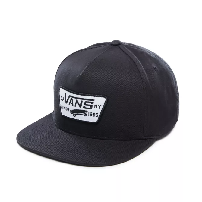 Vans Full Patch Snapback Hat True Black