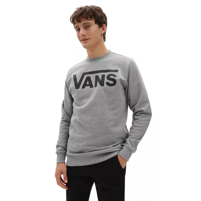 Vans Classic Crew Sweatshirt Grey Black