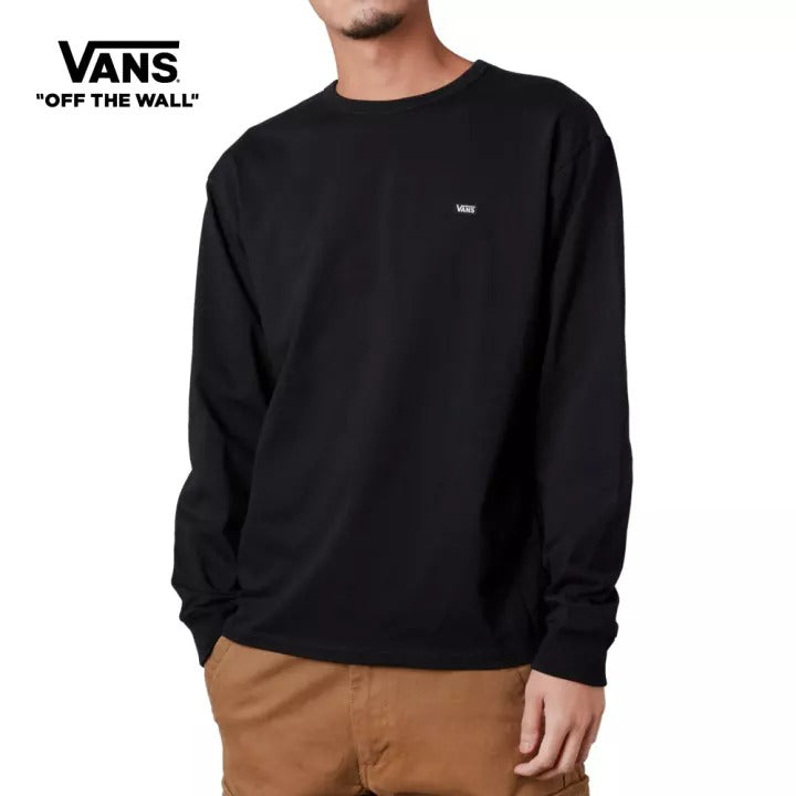 Vans Off The Wall Classic Long Sleeve T-Shirts - Black