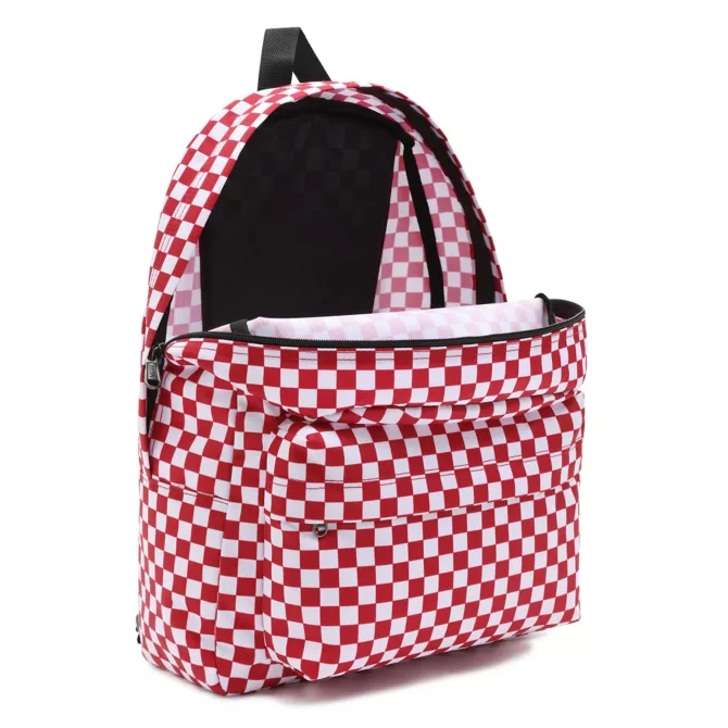 Vans red and white clearance backpack