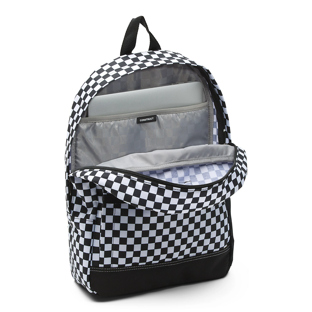 Vans checkerboard backpack store uk