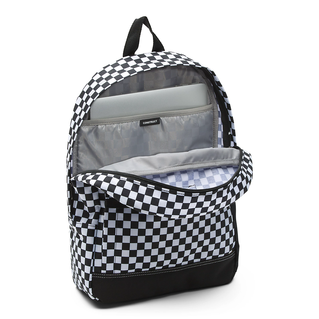 Vans checkerboard backpack hot sale uk